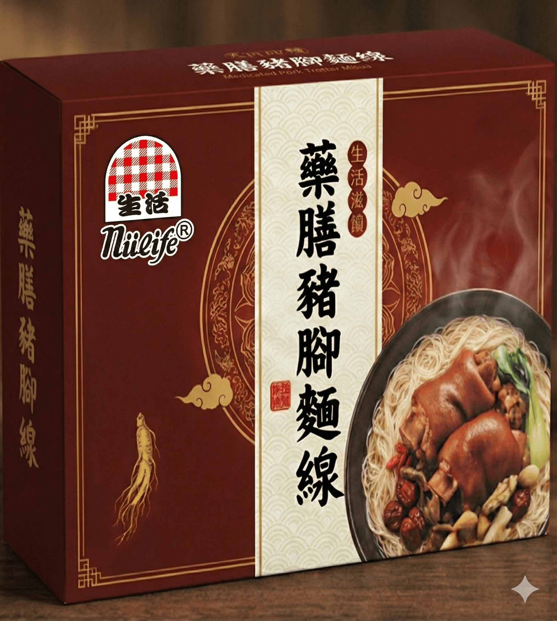 豬腳麵線 產品主視覺