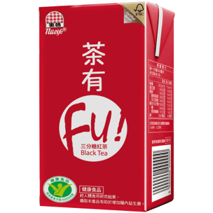 茶有fu 三分糖紅茶 產品主視覺